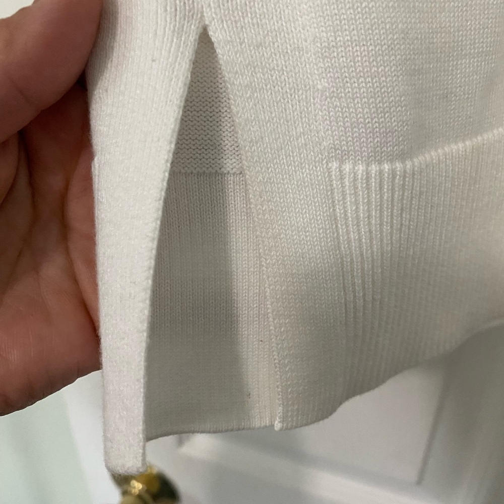 Talbots Ivory Button-Up Cardigan - Picture 6 of 7